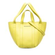 Balenciaga XS Everyday North-South Tote Satchel Yellow, Dam