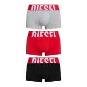 Diesel Trepack boxershorts med logotyp Multicolor, Herr