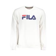 Fila Klassisk Crew Neck Fleece Sweatshirt Vit White, Herr