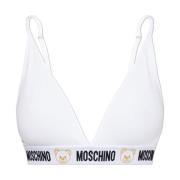 Moschino Bh med logotyp White, Dam