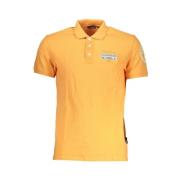 Napapijri Elegant Orange Polo med Kontrastdetaljer Orange, Herr