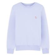 Maison Kitsuné Beat Blue Patch Sweatshirt Blue, Herr