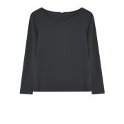 Gustav Slim T-Shirt Top Svart Black, Dam