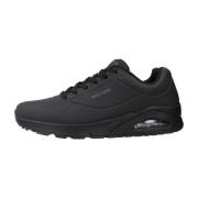 Skechers Air Stand Sneakers Black, Herr