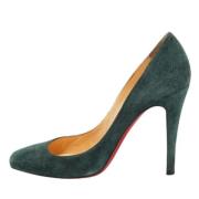 Christian Louboutin Pre-owned Pre-owned Mocka klackskor Green, Dam