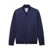 Woolrich Nylon Bomberjacka Matt Finish Blue, Herr