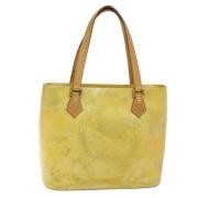 Louis Vuitton Vintage Pre-owned Laeder handvskor Yellow, Dam