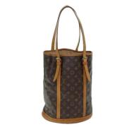 Louis Vuitton Vintage Pre-owned Canvas axelremsvskor Brown, Dam