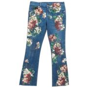 Gucci Vintage Pre-owned Denim jeans Blue, Dam