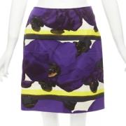 Marni Pre-owned Pre-owned Bomull nederdelar Purple, Dam