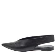 Celine Vintage Pre-owned Laeder mules Black, Dam