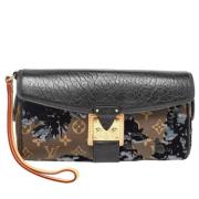 Louis Vuitton Vintage Pre-owned Laeder kuvertvskor Black, Dam