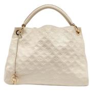 Louis Vuitton Vintage Pre-owned Laeder louis-vuitton-vskor White, Dam