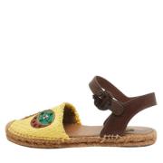 Dolce & Gabbana Pre-owned Pre-owned Laeder espadriller Yellow, Dam