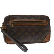 Louis Vuitton Vintage Pre-owned Canvas kuvertvskor Brown, Dam