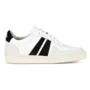 National Standard Handgjorda Velvet Sneakers White, Dam