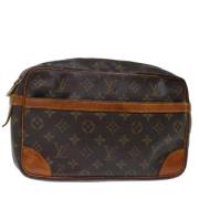 Louis Vuitton Vintage Pre-owned Canvas kuvertvskor Brown, Dam