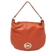 Michael Kors Pre-owned Pre-owned Laeder handvskor Orange, Dam