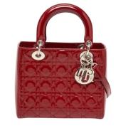 Dior Vintage Pre-owned Laeder handvskor Red, Dam