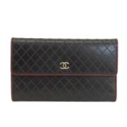 Chanel Vintage Pre-owned Laeder plnbcker Black, Dam