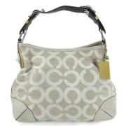 Coach Pre-owned Pre-owned Canvas axelremsvskor Beige, Dam