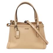 Coach Pre-owned Pre-owned Laeder totevskor Beige, Dam