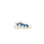 Paura Sneakers i mocka med meshdetaljer Blue, Herr