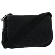 Fendi Vintage Pre-owned Canvas fendi-vskor Black, Dam