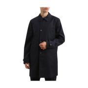 add Lång Vattentät Trenchcoat Blå Tobak Blue, Herr