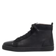 Christian Louboutin Pre-owned Pre-owned Laeder sneakers Black, Herr