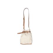 Ralph Lauren Pre-owned Pre-owned Canvas crossbodyvskor White, Dam