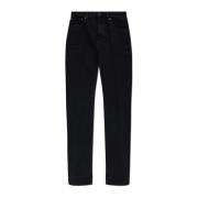 Saint Laurent Tapered Jeans Black, Dam