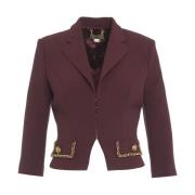 Elisabetta Franchi Multifärgad Blazer Aw24 Brown, Dam