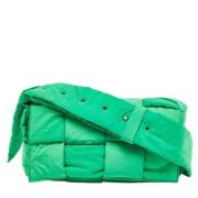 Bottega Veneta Vintage Pre-owned Tyg bottega-veneta-vskor Green, Dam