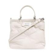 Maison Margiela Glam Slam Shopping Small Väska Beige, Dam