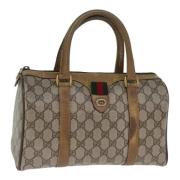 Gucci Vintage Pre-owned Canvas resvskor Beige, Dam