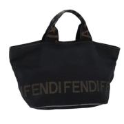 Fendi Vintage Pre-owned Canvas fendi-vskor Black, Dam