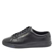 Yves Saint Laurent Vintage Pre-owned Laeder sneakers Black, Dam