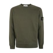 Stone Island Musk Round Neck Hoodie Green, Herr