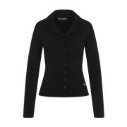 Dolce & Gabbana Elegant Svart Blazer Black, Dam