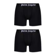 Palm Angels Två-Pack Boxershorts Black, Herr