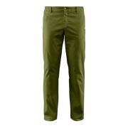 BomBoogie Bekväma Sit Stretch Bomull Chino Byxor Green, Herr