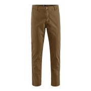 BomBoogie Slim Fit Stretch Bomulls Chino Byxor Brown, Herr