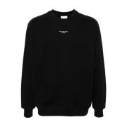 Drole de Monsieur Svart Sweatshirt Aw24 Black, Herr