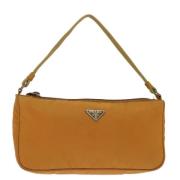 Prada Vintage Pre-owned Nylon necessrer Orange, Dam