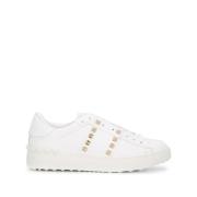 Valentino Garavani Vita Läder Sneakers Kvinnor White, Dam