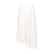 Ulla Johnson Vita Kjolar för Kvinnor Aw24 White, Dam