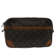 Louis Vuitton Vintage Pre-owned Canvas kuvertvskor Brown, Dam