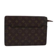 Louis Vuitton Vintage Pre-owned Canvas kuvertvskor Brown, Dam