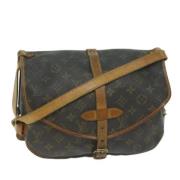 Louis Vuitton Vintage Pre-owned Canvas louis-vuitton-vskor Brown, Dam